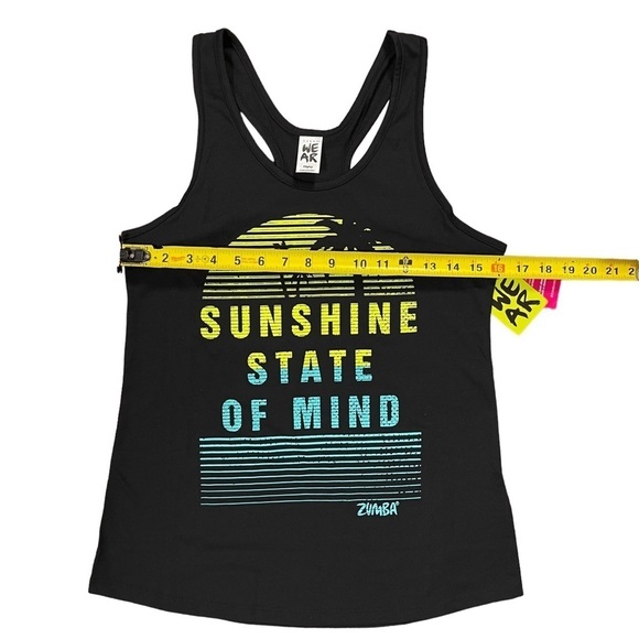 Zumba Black Tank Top Sunshine State Of Mind in XS- XSpicy - Picture 5 of 10
